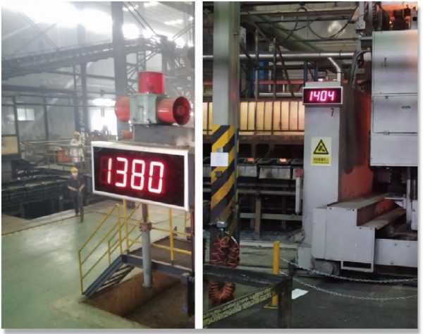 Keller红外测温仪数字温度显示屏安装位置示意